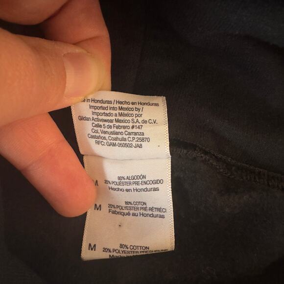 Hellanbach Who’s Your Daddy? Hooded Pullover Sweatshirt Size M Streetwear Grunge - Picture 6 of 9